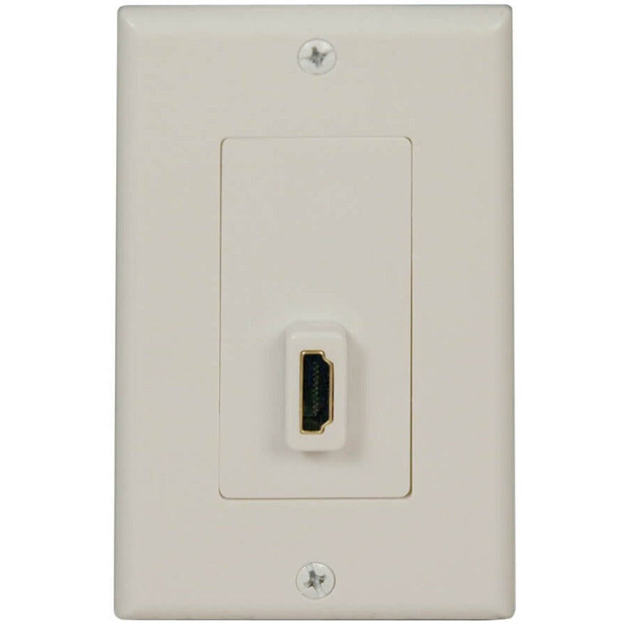 Tripp Lite Home Theater HDMI Send / Receive Pass-Through Wallplate - 2 x Socket(s) - HDMI Video - White - P166-001-P - eCommerce Business Prime