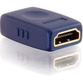 C2G HDMI Coupler - Velocity - Female to Female - 1 x Type A Female - 1 x Type A Female - Blue - 40970 - eCommerce Business Prime