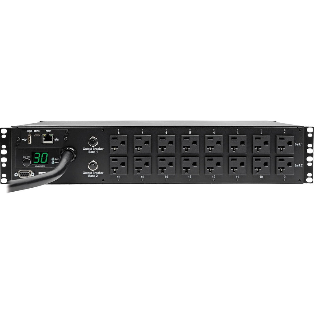 Tripp Lite PDU Switched 120V 30A 5-15/20R 16 Outlet 2URM -Special Price - 16 x NEMA 5-20R - 2U Rack-mountable - PDUMH30NET - eCommerce Business Prime