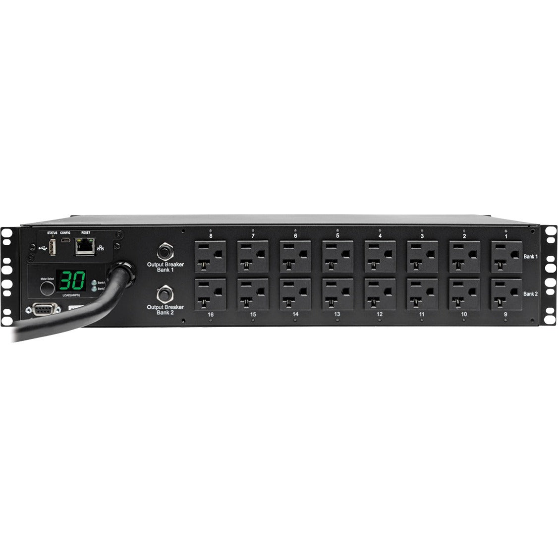 Tripp Lite PDU Switched 120V 30A 5-15/20R 16 Outlet 2URM -Special Price - 16 x NEMA 5-20R - 2U Rack-mountable - PDUMH30NET - eCommerce Business Prime