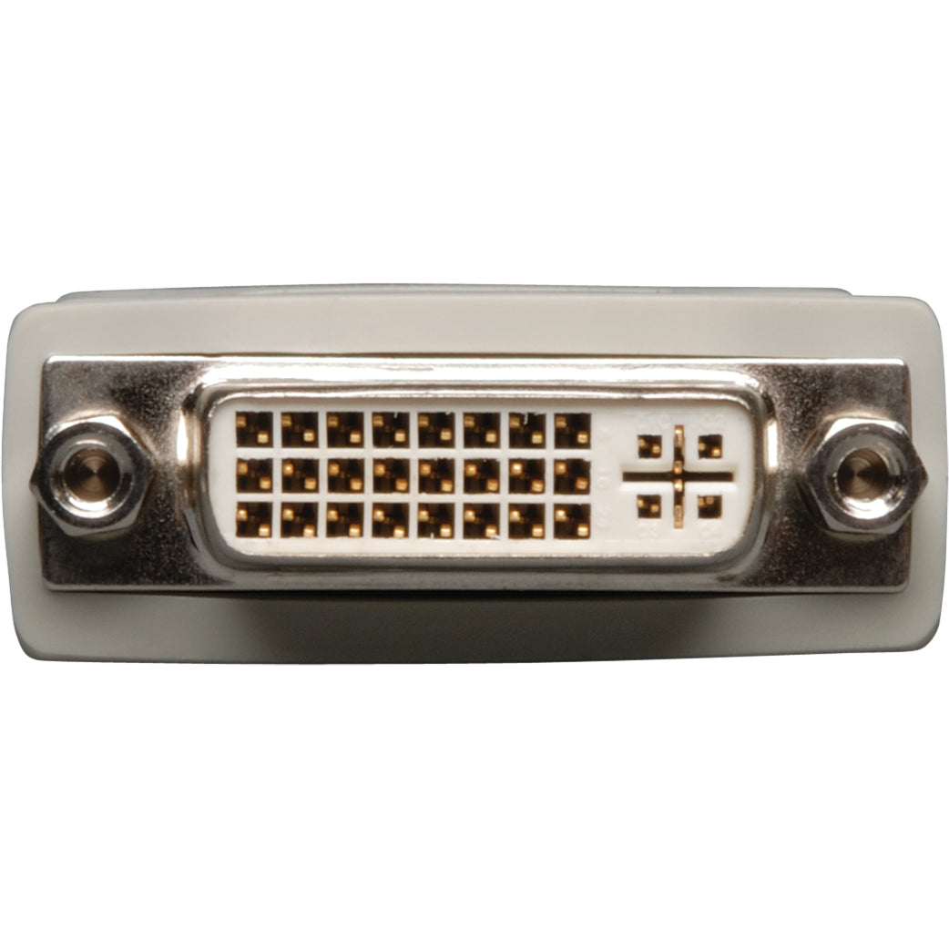 Tripp Lite DVI-I to DVI-D Dual Link Video Cable Adapter (F/M) - 1 x DVI-D Digital Video Male - 1 x DVI-I Video Female - Gold Contact - Beige - P118-000 - eCommerce Business Prime