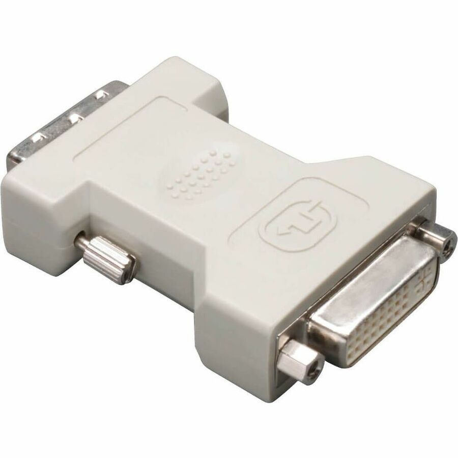 Tripp Lite DVI-I to DVI-D Dual Link Video Cable Adapter (F/M) - 1 x DVI-D Digital Video Male - 1 x DVI-I Video Female - Gold Contact - Beige - P118-000 - eCommerce Business Prime