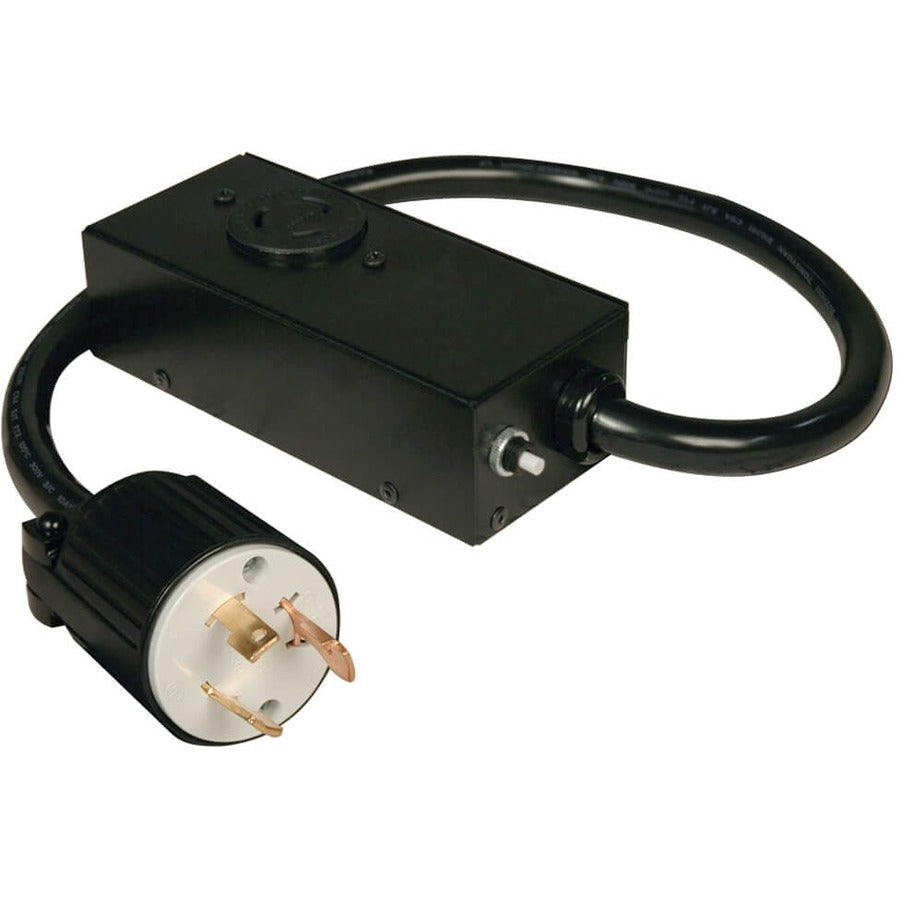 Tripp Lite Heavy Duty Power Extension Cord 20A Breaker L5-30P to L5-20R 2' - with 20 AMP Breaker, 20A, 10AWG (NEMA L5-30P to NEMA L5-20R) 2-ft. - P043-002 - eCommerce Business Prime