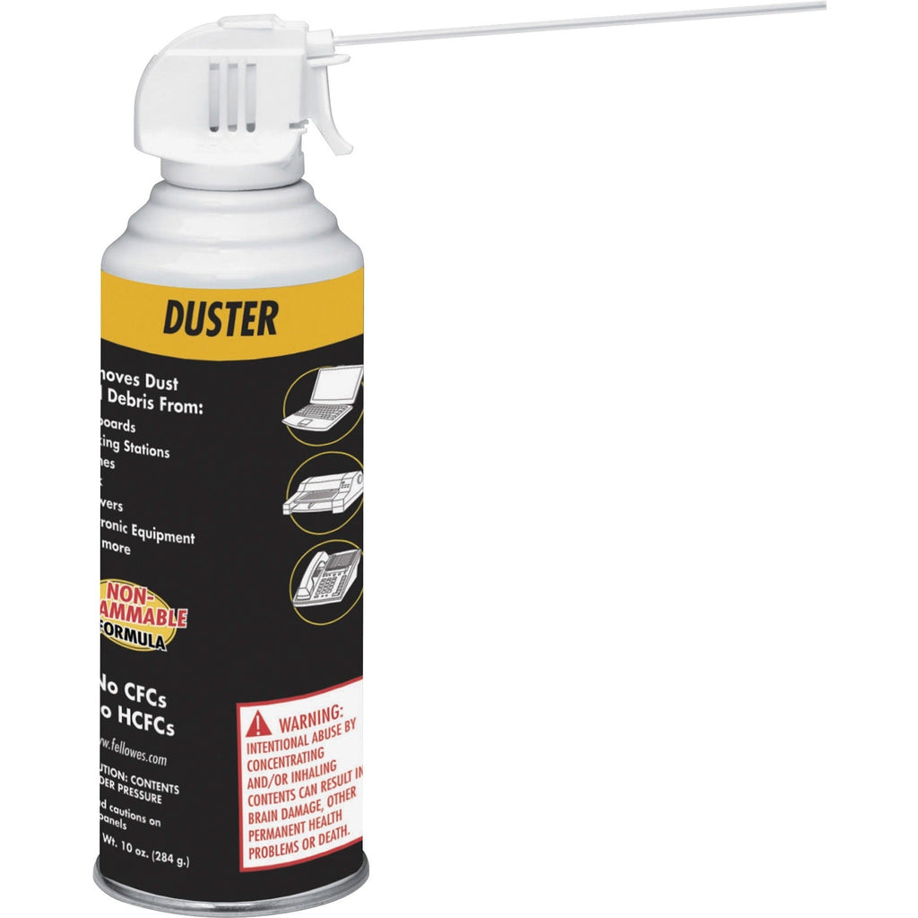 Fellowes Pressurized Duster - For Keyboard - 10 fl oz - Ozone-safe, Non-flammable, Moisture-free, Oil-free, Residue-free, CFC-free, HFC-free - 1 Each - White - 99790 - eCommerce Business Prime