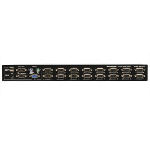 Tripp Lite 16-Port Rackmount USB / PS2 KVM Switch w/ On-Screen Display 1U - 16 x 1 - 16 x HD-15 - 1U - Rack-mountable - B042-016 - eCommerce Business Prime