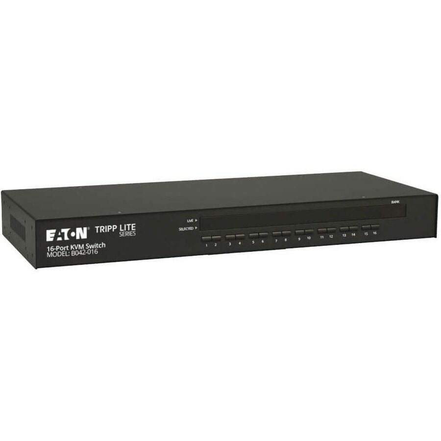 Tripp Lite 16-Port Rackmount USB / PS2 KVM Switch w/ On-Screen Display 1U - 16 x 1 - 16 x HD-15 - 1U - Rack-mountable - B042-016 - eCommerce Business Prime