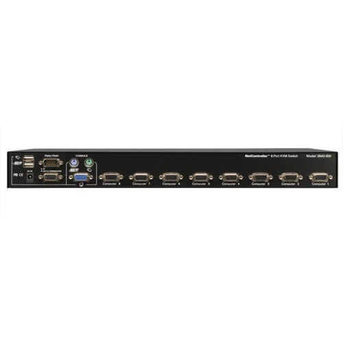 Tripp Lite Rackmount KVM Switch 8-Port / USB / PS2 w/ On Screen Display 1U - 8 x 1 - 8 x HD-15 - 1U - Rack-mountable - B042-008 - eCommerce Business Prime