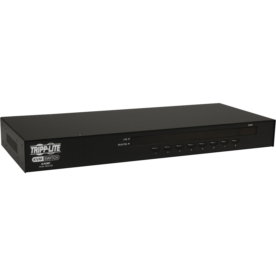 Tripp Lite Rackmount KVM Switch 8-Port / USB / PS2 w/ On Screen Display 1U - 8 x 1 - 8 x HD-15 - 1U - Rack-mountable - B042-008 - eCommerce Business Prime