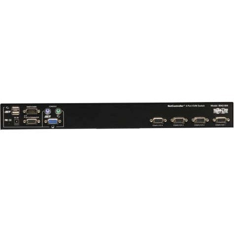 Tripp Lite Rackmount KVM Switch 4-Port / USB / PS2 w/ On-Screen Display 1U - 4 x 11U - Rack-mountable - B042-004 - eCommerce Business Prime
