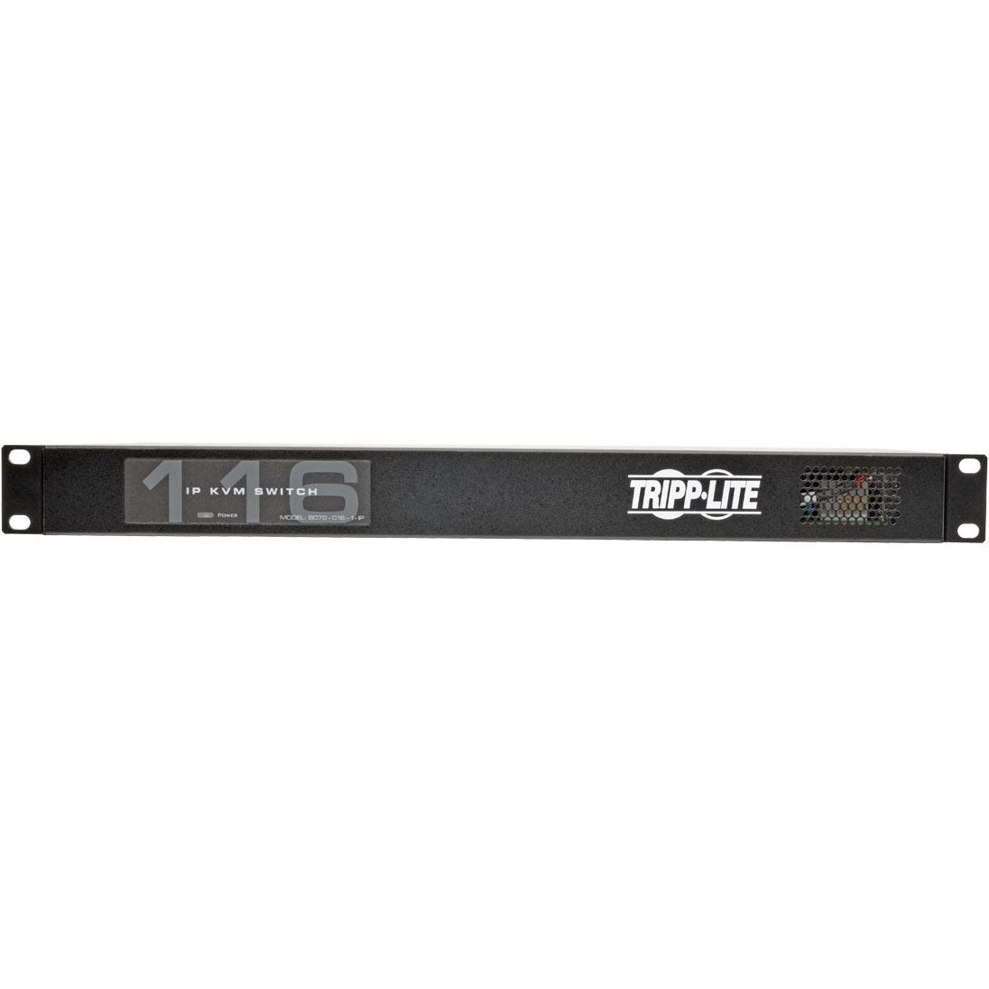 Tripp Lite KVM Switch 16-Port Compact Rackmount Cat5 IP Virtual Media 1U - 16 x 11U - Rack-mountable - B072-016-1-IP - eCommerce Business Prime