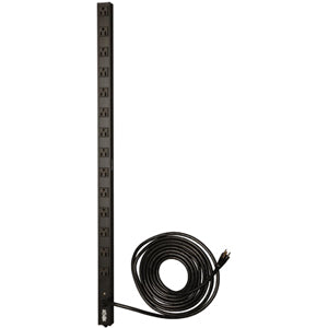 Tripp Lite PDU Basic 120V 15A 5-15R 14 Outlet 5-15P Vertical 0URM - 14 x NEMA 5-15R - 1800VA - Zero U Vertical Rackmount - PDUV15 - eCommerce Business Prime