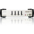 Aten CS1734B 4-Port USB KVMP Switch - 4 x 1 - 4 x HD-15 Keyboard/Mouse/Video - CS1734B - eCommerce Business Prime