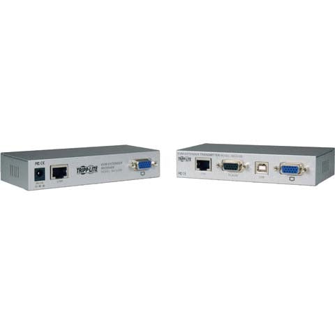 Tripp Lite KVM Console Extender VGA over cat5 UTP for USB & PS/2 device - 328.08 ft Range - UXGA - 1600 x 1200 Maximum Video Resolution - 2 x Network (RJ-45) - 2 x PS/2 Port - 2 x VGA - B013-330 - eCommerce Business Prime