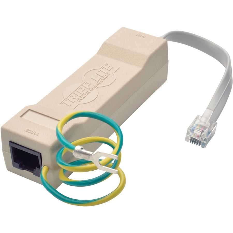 Tripp Lite Network Dataline Surge Protector 120V / 230V RJ11 / RJ45 - 1 - 120 V AC, 230 V AC Input - 120 V AC, 230 V AC Output - DTEL2 - eCommerce Business Prime