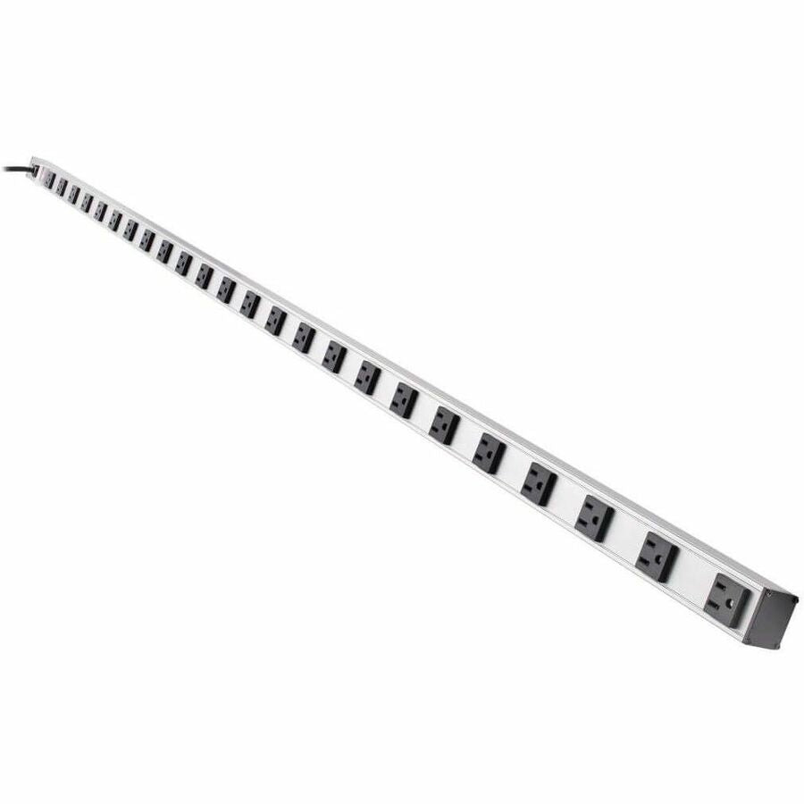 Tripp Lite Power Strip 24-Outlet Vertical 5-15R 15ft Cord Metal 120V 0URM - NEMA 5-15P - 24 NEMA 5-15R - 15ft - PS7224 - eCommerce Business Prime