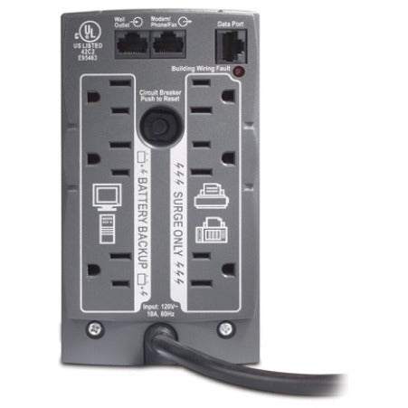 APC Back-UPS CS 500VA Tower UPS - 500VA/300W - 3 Minute Full Load - 3 x NEMA 5-15R - Battery Backup System, 3 x NEMA 5-15R - Surge-protected - eCommerce Business Prime