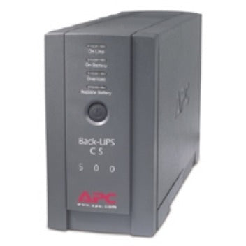APC Back-UPS CS 500VA Tower UPS - 500VA/300W - 3 Minute Full Load - 3 x NEMA 5-15R - Battery Backup System, 3 x NEMA 5-15R - Surge-protected - eCommerce Business Prime