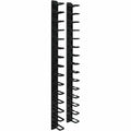 Tripp Lite Rack Enclosure Cabinet 6ft Horizontal Cable Ring Flexible 6' - Cable Panel - Black - SRCABLERINGVRT - eCommerce Business Prime