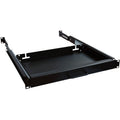 Tripp Lite Rack Enclosure Server Cabinet Keyboard Shelf 25lb Capacity - Black - Cold-rolled Steel (CRS) - 25 lb Maximum Weight Capacity - SRSHELF4PKYBD - eCommerce Business Prime