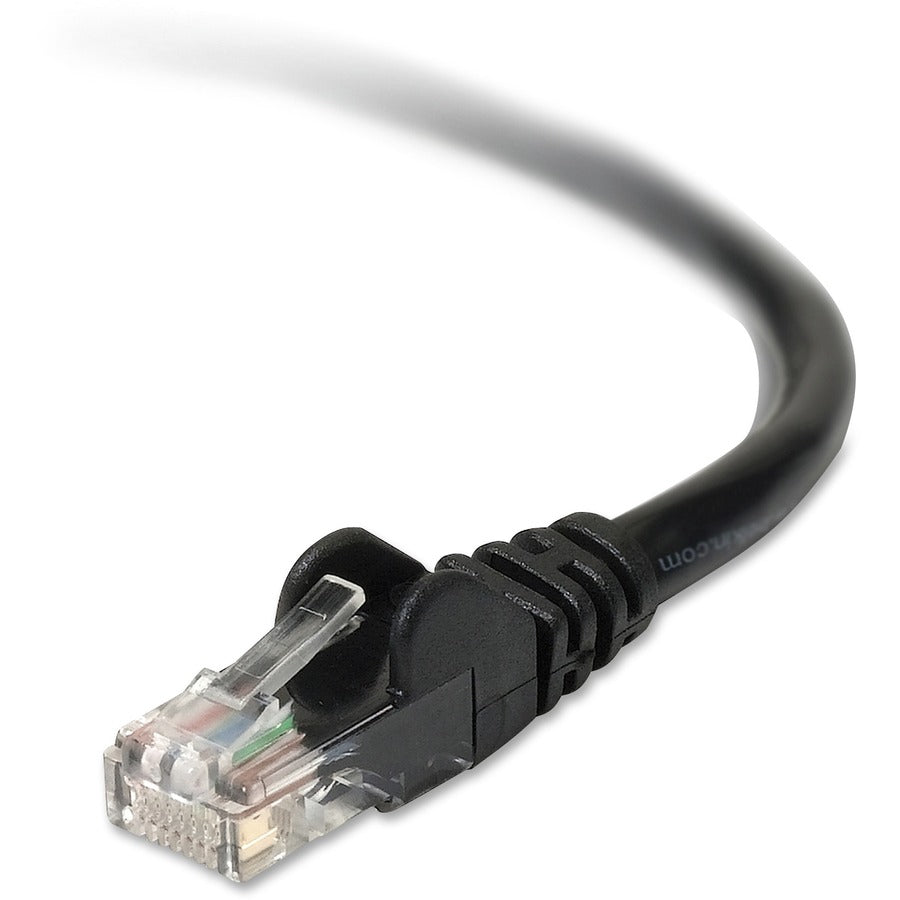 Belkin Cat. 6 UTP Patch Cable - RJ-45 Male - RJ-45 Male - 15ft - Black - A3L980-15-BLK-S - eCommerce Business Prime
