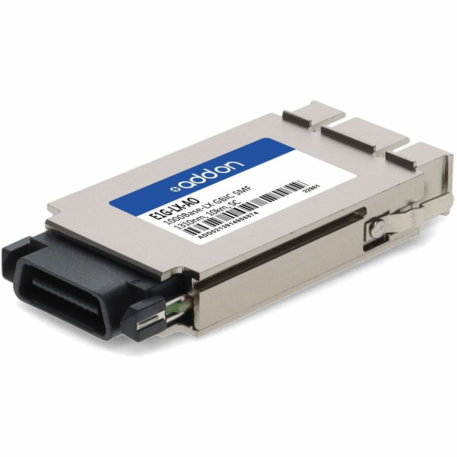 Brocade (Formerly) E1G-LX Compatible TAA Compliant 1000Base-LX GBIC Transceiver (SMF, 1310nm, 10km, SC) - 100% compatible and guaranteed to work - E1G-LX-AO - eCommerce Business Prime