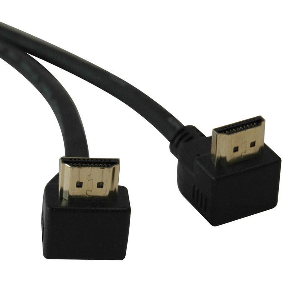 Tripp Lite 6ft High Speed HDMI Cable Digital Video with Audio 2 Right Angle Connectors 4K x 2K M/M 6' - Male HDMI - Male HDMI - 6ft - Black - P568-006-RA2 - eCommerce Business Prime