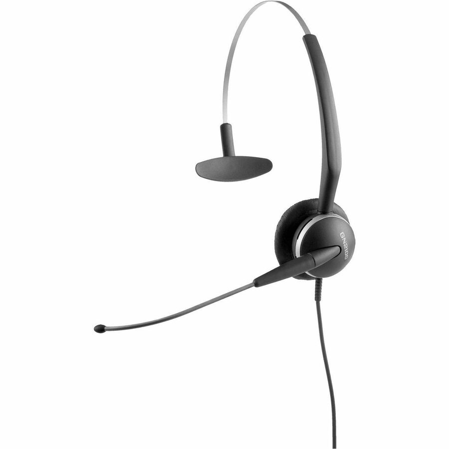 Jabra GN2100 Headset - Mono - Quick Disconnect - Wired - 80 Hz - 15 kHz - Over-the-head, Behind-the-neck, Over-the-ear - Monaural - Semi-open - 2.63 ft Cable - Noise Cancelling Microphone - Black - 2104-820-105 - eCommerce Business Prime
