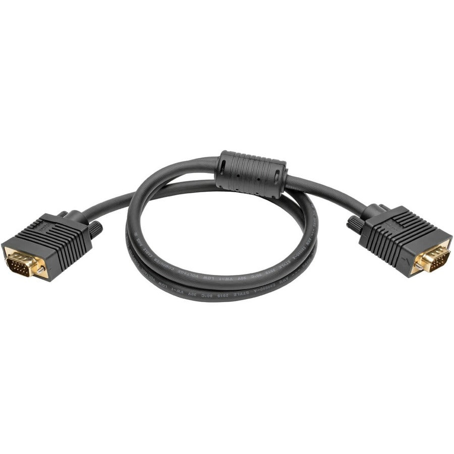 Tripp Lite 3ft VGA Coax Monitor Cable High Resolution HD15 Male / Male 3' - (HD15 M/M) 3-ft. - P502-003 - eCommerce Business Prime