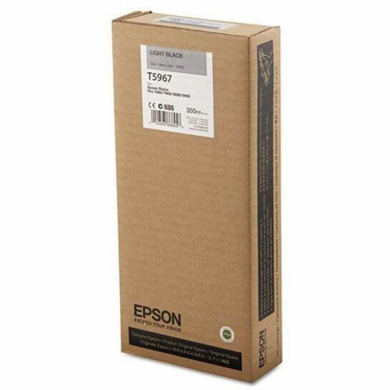 Epson UltraChrome HDR Light Black Ink Cartridge - Inkjet - Light Black - T596700 - eCommerce Business Prime