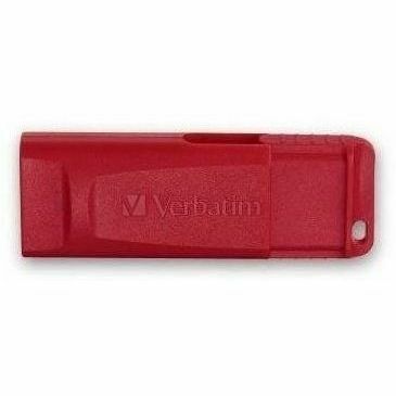 Verbatim Store 'n' Go USB Flash Drive - 32 GB - USB 2.0 Type A - Red - Lifetime Warranty - 1 Each - 96806 - eCommerce Business Prime