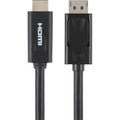 Belkin Video Cable Adapter - DisplayPort Male Digital Audio/Video, HDMI Male Digital Audio/Video - 6ft - F2CD001B06-E - eCommerce Business Prime