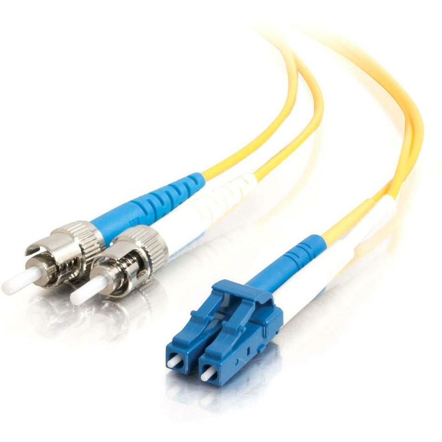 C2G-4m LC-ST 9/125 OS1 Duplex Singlemode PVC Fiber Optic Cable - Yellow - 4m LC-ST 9/125 Duplex Single Mode OS2 Fiber Cable - Yellow -13ft - 37477 - eCommerce Business Prime