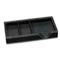 Filemode Stitched Simulated Desktop Organizer - Leather - Black - 00928 - eCommerce Business Prime