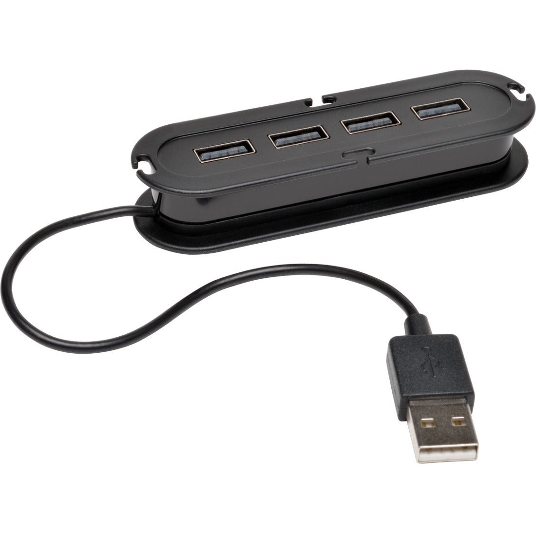 Tripp Lite 4-Port USB 2.0 Mobile Hi-Speed Ultra-Mini Hub w/ Power Adapter - USB - External - 4 USB Port(s) - U222-004-R - eCommerce Business Prime