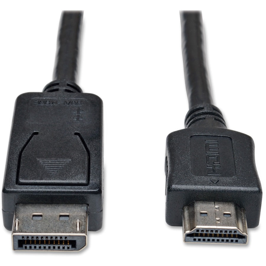 Tripp Lite 6ft DisplayPort to HDMI Adapter Cable Video / Audio Cable DP M/M - Male DisplayPort - Type A Male HDMI - 6ft - Black - P582-006 - eCommerce Business Prime