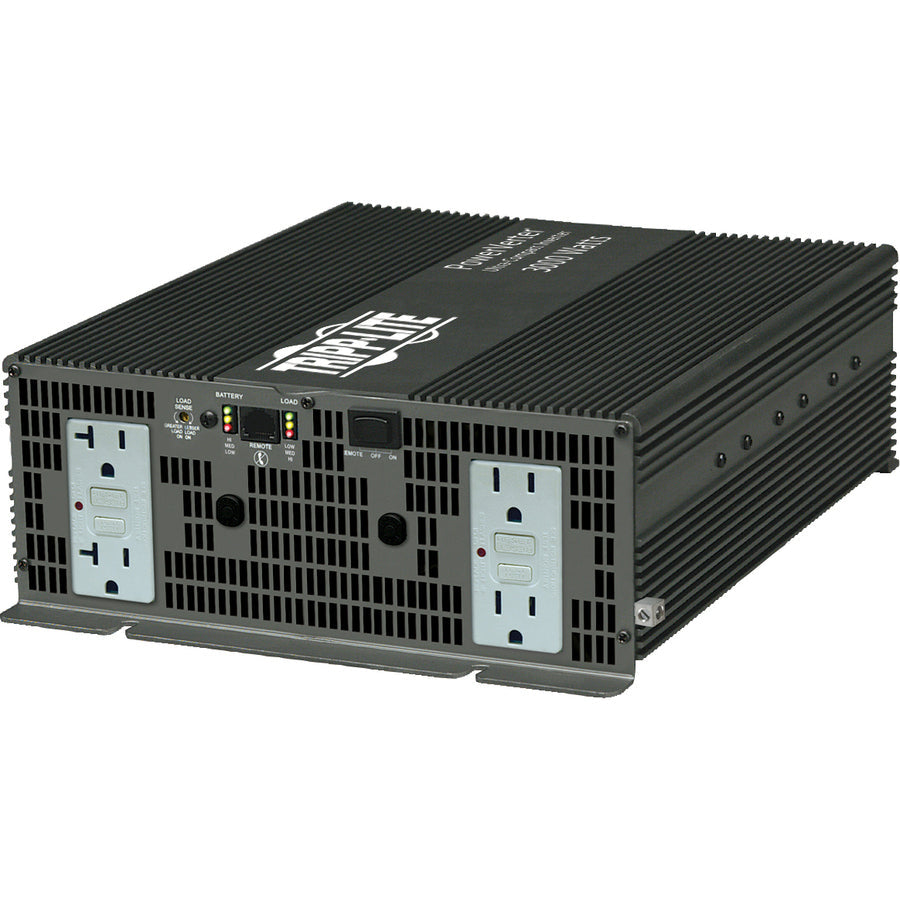 Tripp Lite Inverter Heavy Duty 3000W 12V DC to 120V AC 4 Outlets GFCI 5-15R - 12V DC - 120V AC - Continuous Power:3000W - PV3000GFCI - eCommerce Business Prime