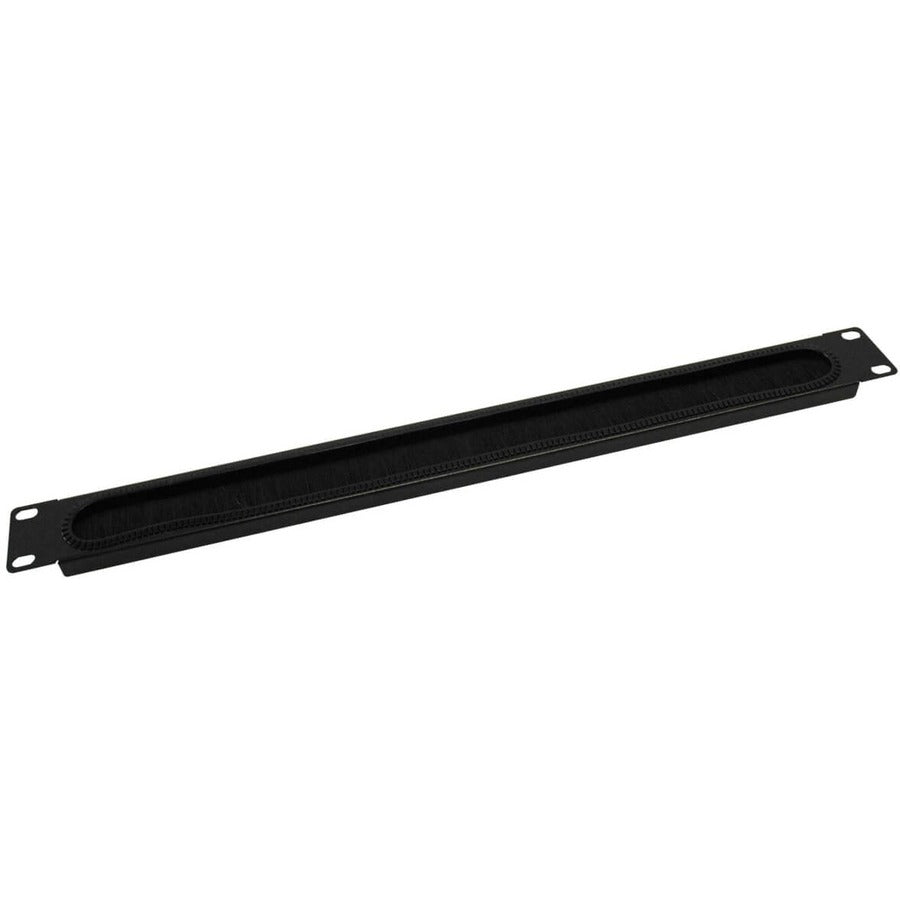 Tripp Lite Rack Enclosure Cabinet Cooling Horizontal Brush Strip 1URM - Cable Pass-through - Black - 1U Rack Height - SR1UBRUSH - eCommerce Business Prime