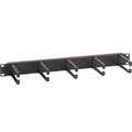 Black Box Horizontal IT Rackmount Cable Manager - 1U, 19" , Single-Sided, Black - Rack Cable Management Panel - Black - 1 Pack - 1U Rack Height - 19" Panel Width - TAA Compliant - 37803-R2 - eCommerce Business Prime