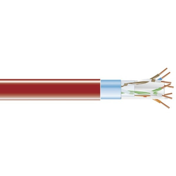 Black Box Cat.6 STP Bulk Cable - Bare Wire - Bare Wire - 1000ft - Red - EVNSL0616A-1000 - eCommerce Business Prime