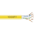 Black Box GigaTrue 550 Cat.6 Bulk Cable - Bare Wire - Bare Wire - 1000ft - Yellow - EYN872A-PB-1000 - eCommerce Business Prime