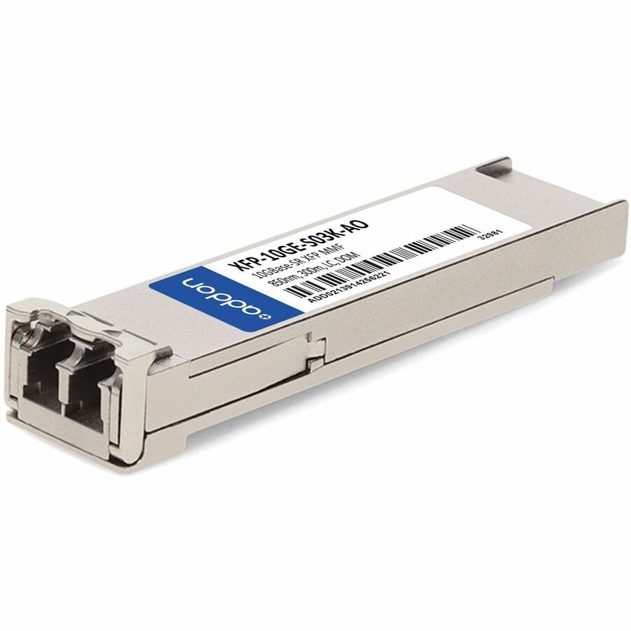 AddOn ZTE XFP-10GE-S03K Compatible TAA Compliant 10GBase-SR XFP Transceiver (MMF, 850nm, 300m, LC, DOM) - 100% compatible and guaranteed to work - XFP-10GE-S03K-AO - eCommerce Business Prime