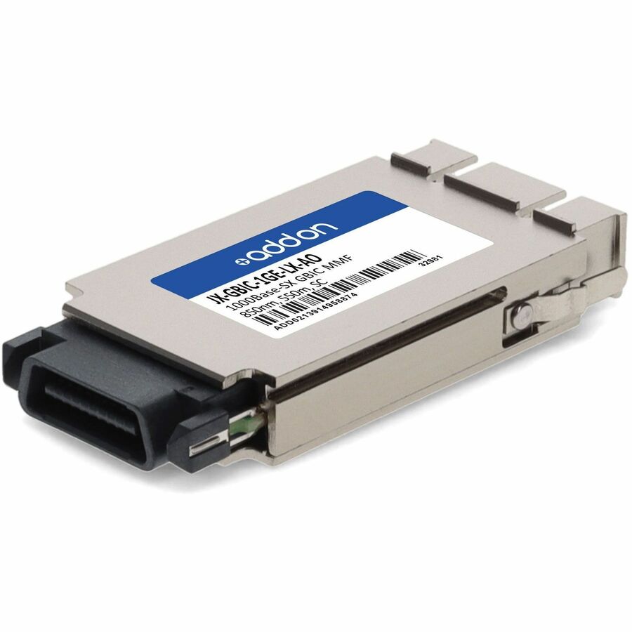 AddOn Juniper Networks JX-GBIC-1GE-LX Compatible TAA Compliant 1000Base-SX GBIC Transceiver (MMF, 850nm, 550m, SC) - 100% compatible and guaranteed to work - JX-GBIC-1GE-LX-AO - eCommerce Business Prime