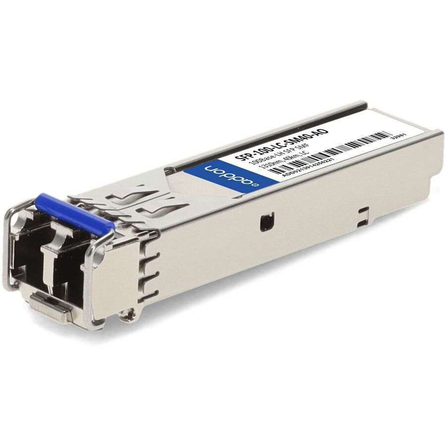 AddOn Alcatel-Lucent Nokia SFP-100-LC-SM40 Compatible TAA Compliant 100Base-LH SFP Transceiver (SMF, 1310nm, 40km, LC) - 100% compatible and guaranteed to work - SFP-100-LC-SM40-AO - eCommerce Business Prime
