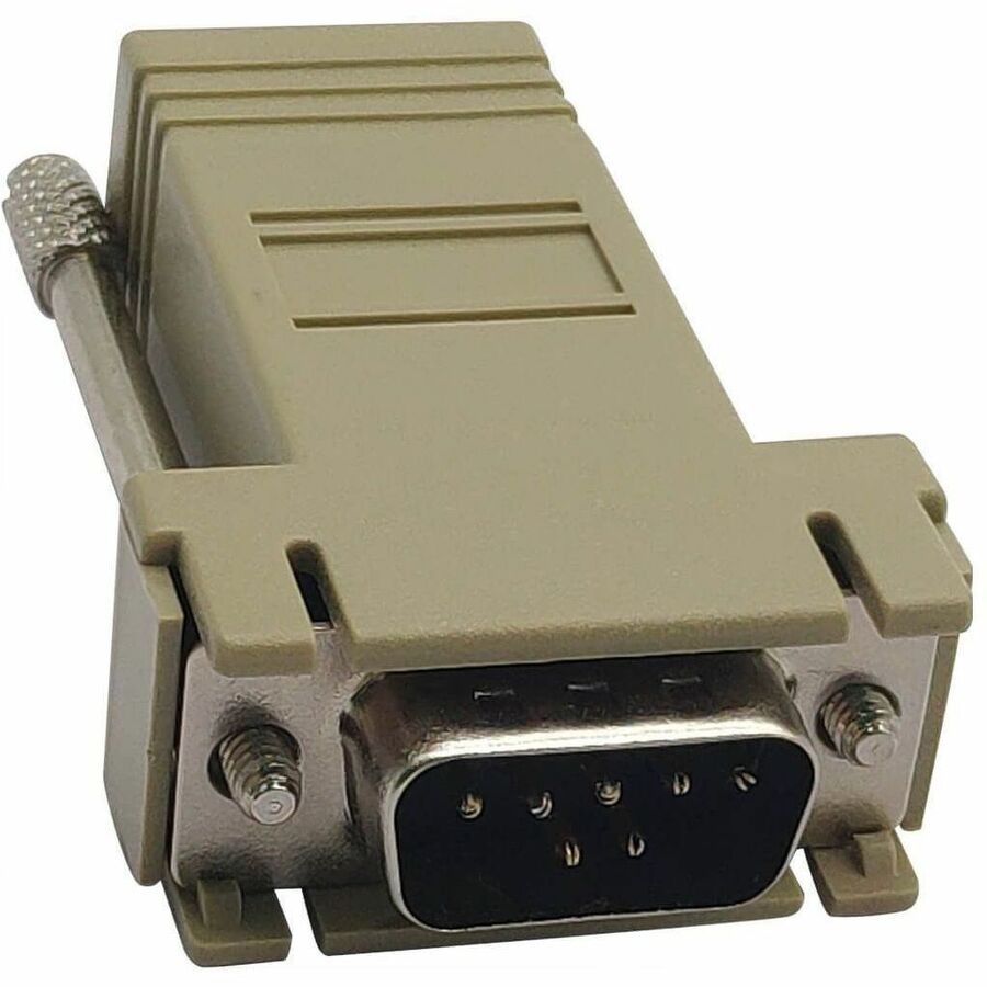 Tripp Lite DB9M - RJ45 Modular Serial Adapter Ethernet to Console Server - 1 x 9-pin DB-9 Serial Male - 1 x RJ-45 Network - Beige - B090-A9M - eCommerce Business Prime