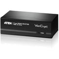 Aten VS132A Video Splitter-TAA Compliant - 1 x HD-15 Video In, 2 x HD-15 Video Out - 2048 x 1536 @ 60Hz - VGA, XGA, SVGA, UXGA, QXGA - VS132A - eCommerce Business Prime