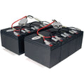 Tripp Lite UPS Replacement Battery Cartridge Kit for select APC UPS Systems 2 sets of 4 - Maintenance-free Lead Acid - RBC12A - eCommerce Business Prime