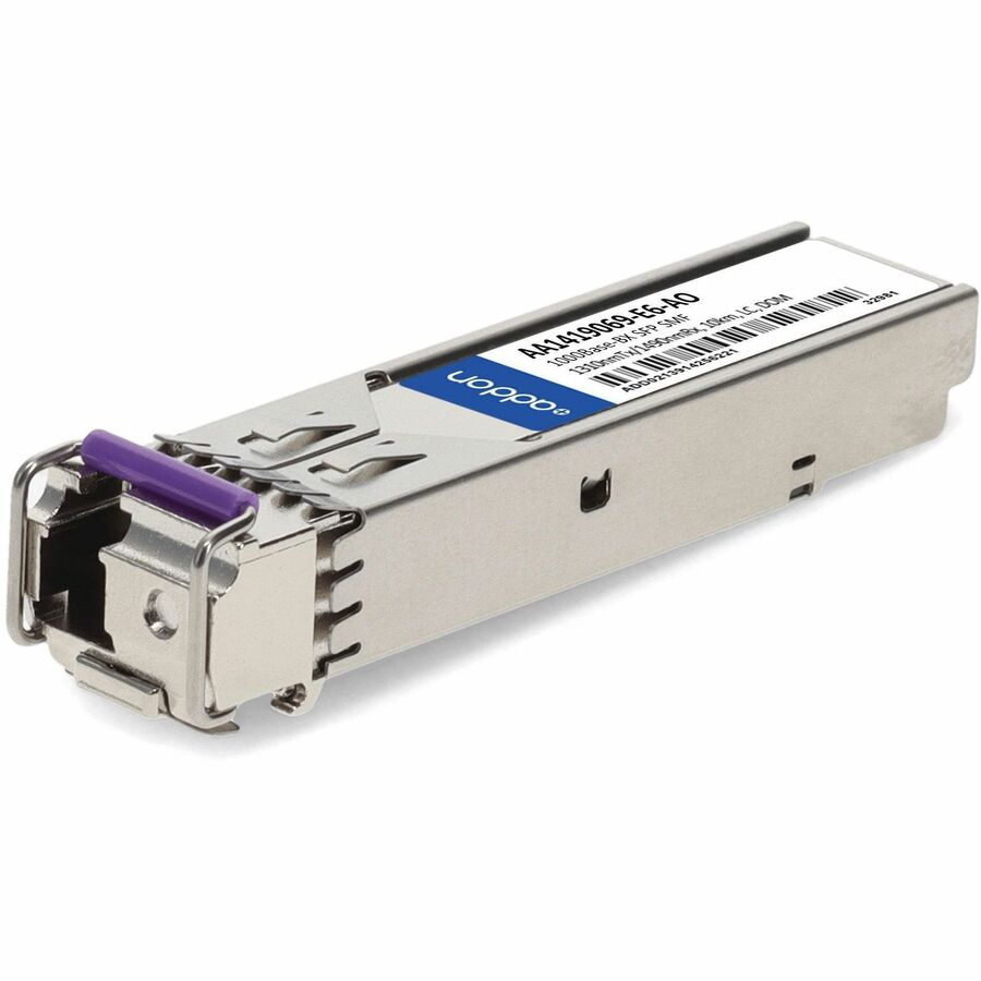 AddOn Avaya/Nortel AA1419069-E6 Compatible TAA Compliant 1000Base-BX SFP Transceiver (SMF, 1310nmTx/1490nmRx, 10km, LC, DOM) - 100% compatible and guaranteed to work - AA1419069-E6-AO - eCommerce Business Prime