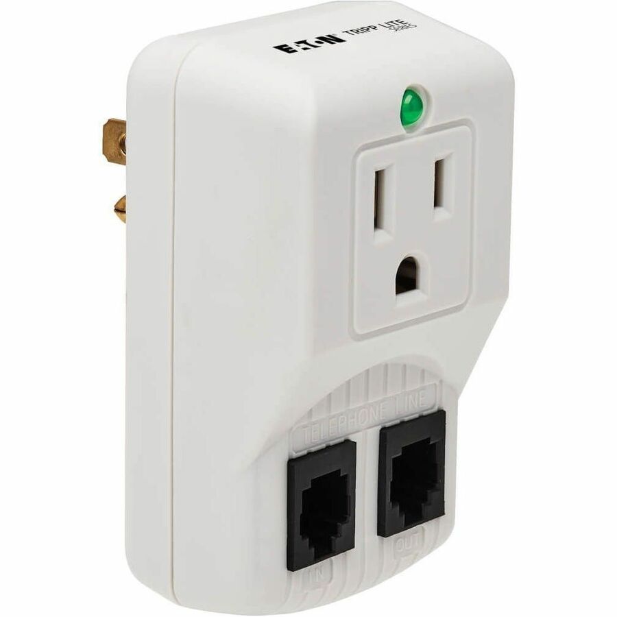 Tripp Lite Notebook Surge Protector Wallmount Direct Plug In 1 Outlet RJ11 - 1 x NEMA 5-15R - 1800 VA - 750 J - 120 V AC Input - 120 V AC Output - TRAVELCUBE - eCommerce Business Prime