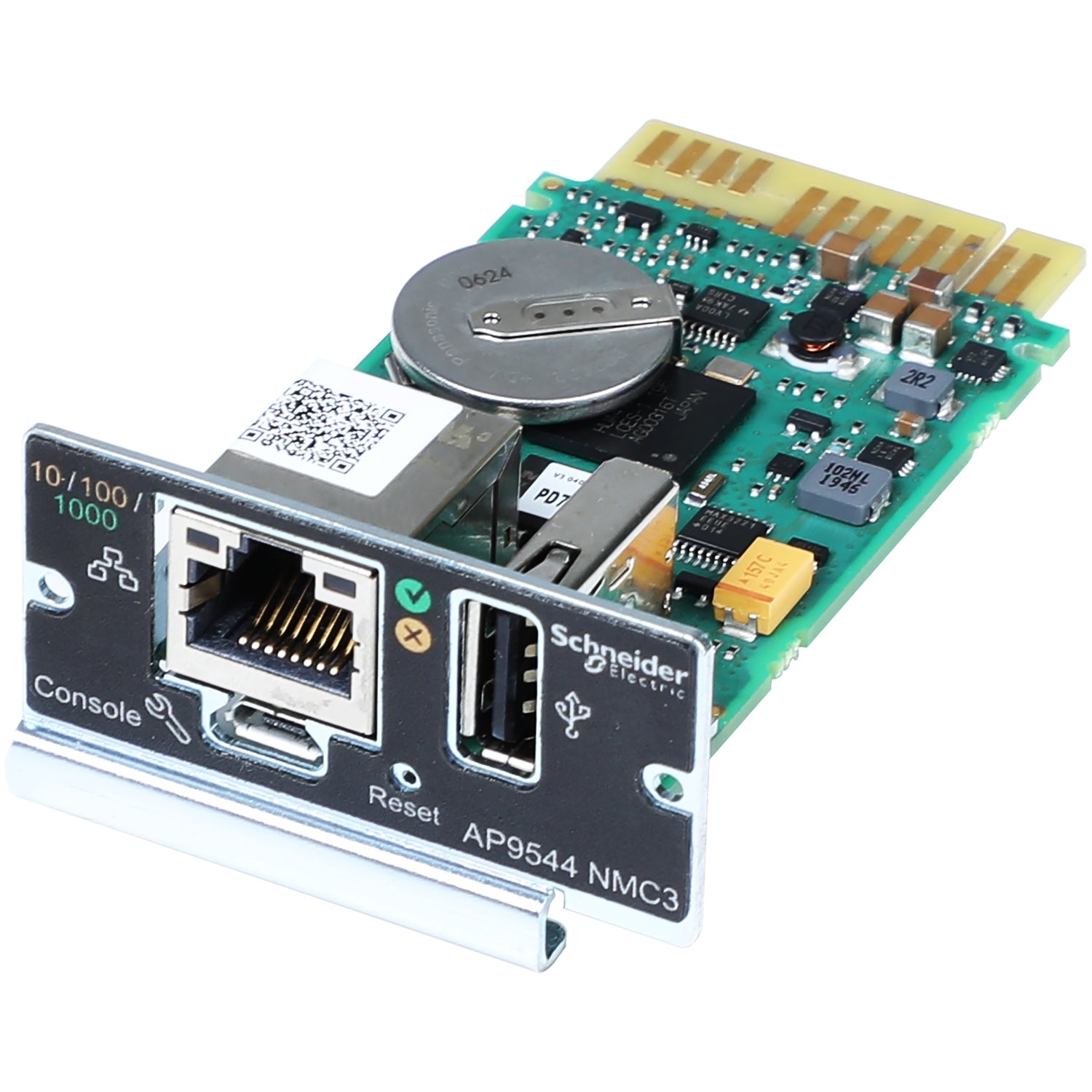 APC Network Management Card, Network Management Cards, for Easy UPS On-Line, 1-Phase, remotely monitor and manage the UPS - AP9544 - eCommerce Business Prime
