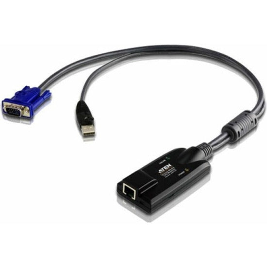Aten KVM Adapter Cable - RJ-45 Female Network, HD-15 Male VGA, Type A Male USB - KA7175 - eCommerce Business Prime